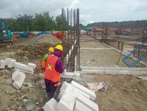 Renovasi Stadion BJ Habibie Parepare Baru Berjalan 10%