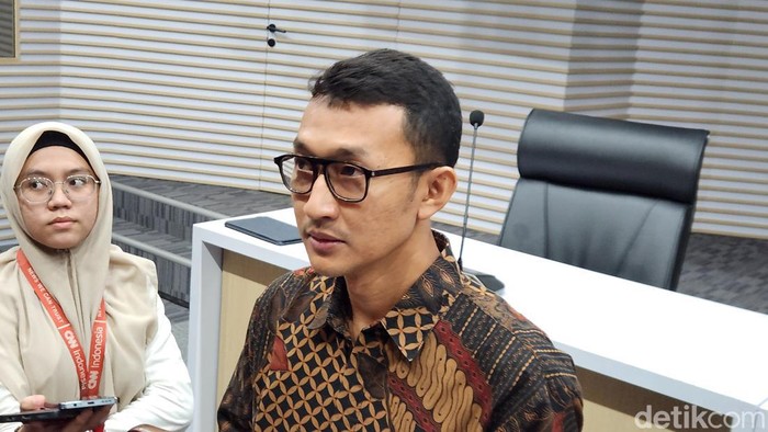 Anggota tim Jubir KPK Budi Prasetyo (Adrial Akbar/detikcom)