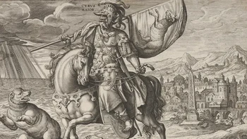 Cyrus yang Agung: Penguasa Kekaisaran Persia Achaemenid dikenal sangat toleran terhadap berbagai budaya yang ia taklukkan. Yang tidak diketahui adalah bagaimana tepatnya dia meninggal di 530 SM. Ada beberapa sumber terdokumentasi tentang kematian Cyrus, tetapi semuanya menceritakannya secara berbeda. Herodotus mengatakan dia dipenggal oleh Ratu Tomyris sebagai balas dendam atas pembunuhan putranya. Ctesias mengklaim dia tidak bisa meredam pemberontakan orang-orang Asia nomaden. Berossus mengatakan hal itu terjadi dalam pertempuran dengan kaum perantau Dahae. Sepertinya Cyrus mati di tangan musuh, tapi yang mana? Foto: Britannica