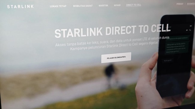 iPhone Bakal Bisa Terkoneksi dengan Internet Starlink, Apple?