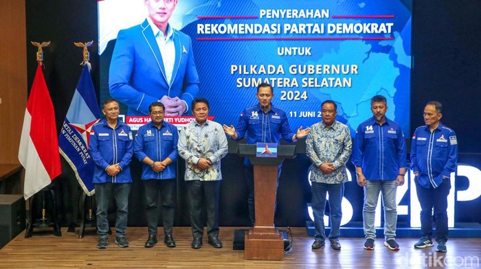Giliran Herman Deru-Cik Ujang yang Diusung Demokrat Maju Pilgub Sumsel 2024