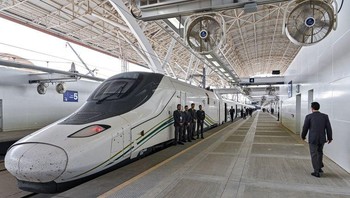 Harga tiket ekonomi rute Jeddah Al-Suleimanyah dan King Abdullah Economic City seharga 57,50 riyal Saudi (sekitar Rp 250 ribu). Foto: Haramain High Speed Railway