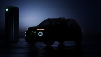 Hyundai juga menguraikan rencananya jangkauan maksimum Inster sebesar 355 km (WLTP) dengan sekali pengisian daya. Teaser tersebut menunjukkan port pengisian daya Inster di bagian depan. Foto: Hyundai