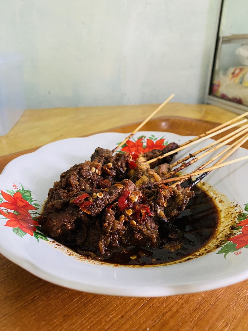 Ilustrasi sate kambing