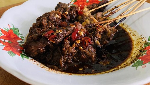 Ilustrasi sate kambing