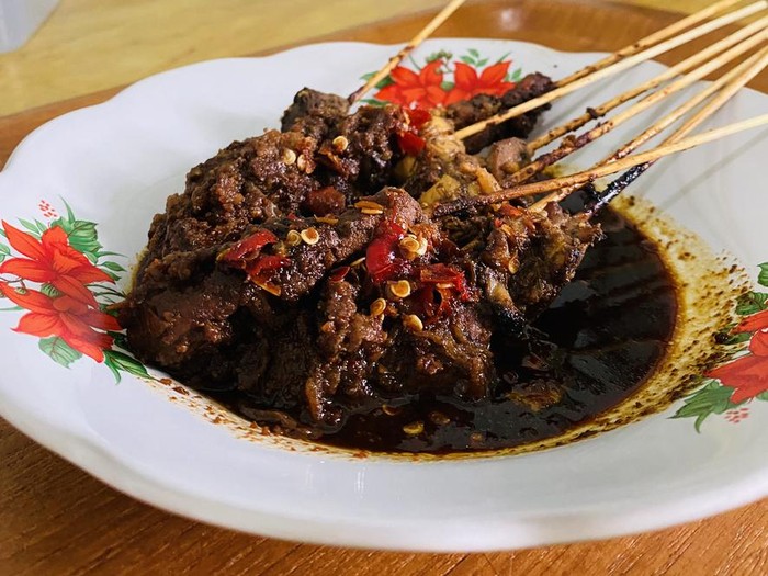 Ilustrasi sate kambing