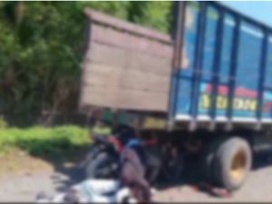 Motor Tabrak Truk di Dompu, 1 Tewas