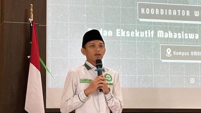 Ketua BEM PTNU se-Nusantara Achmad Baha’ur Rifqi.