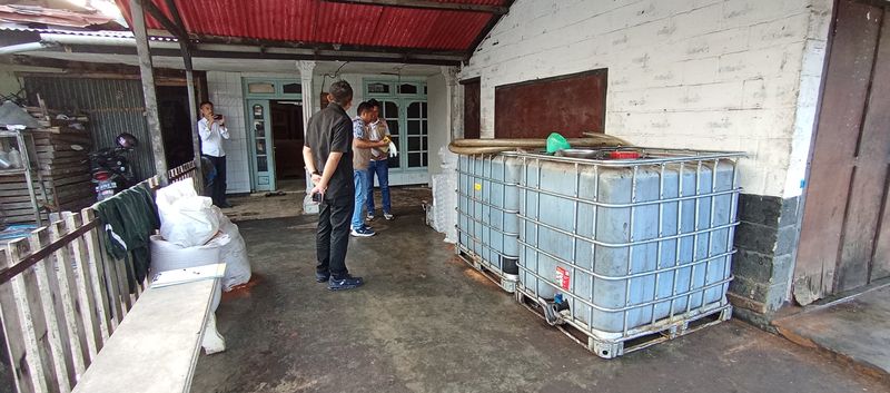 Konferensi pers pengungkapan kasus Minyakita palsu oleh Polres Malang (dok. Polres Malang)