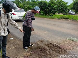 Kronologi Risky Tewas Terlindas Truk Usai Motor Jatuh ke Jalan Berlubang