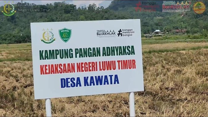 Menteri Pertanian (Mentan) Andi Amran Sulaiman mengapresiasi program Kampung Pangan Adhyaksa (Kudapan Adhyaksa) yang diluncurkan oleh Kejari Luwu Timur.
