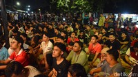 Kemenangan Indonesia atas Filipina ini sudah diprediksi peserta nobar sebelumnya. Sebab, Indonesia secara kualitas lebih unggul atas Filipina. (Foto: Rifki Afifan Pridiasto)