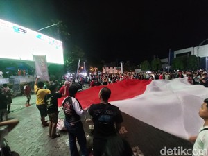 Nobar Indonesia Vs Jepang di Balai Kota Solo, Ini Rekayasa Lalinnya