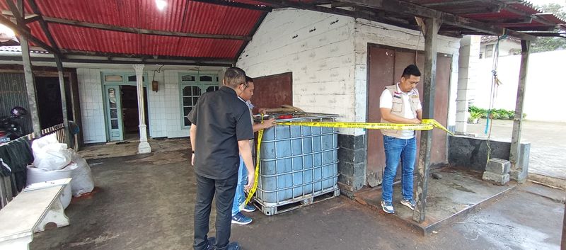 Pengungkapan kasus Minyakita palsu di Kabupaten Malang (dok. Polres Malang)