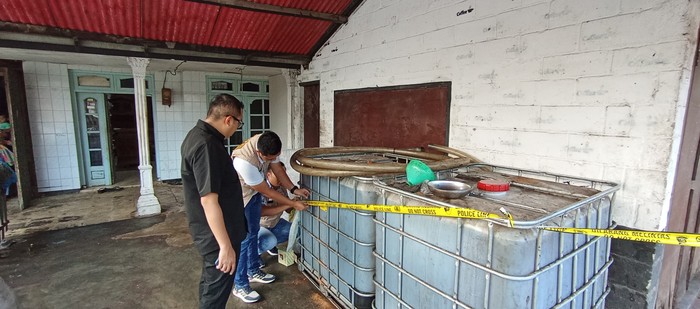 Pengungkapan kasus Minyakita palsu di Kabupaten Malang (dok. Polres Malang)