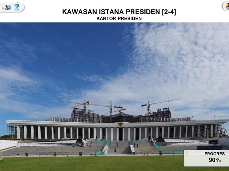 Foto Terbaru Proyek IKN, Istana dan Rumah Menteri Hampir Kelar