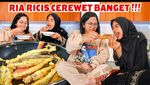 Momen Ria Ricis Saat Masak Jumbo hingga Makan Bareng Farida Nurhan