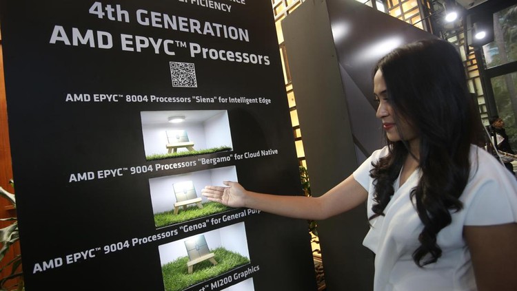 AMD mengumumkan jajaran prosesor AMD Ryzen™ AI mobile dan desktop untuk segmen enterprise dan consumer mulai dari konten creator, desainer, gamer, bahkan hingga pelajar sekalipun, yang memberikan produktivitas lebih optimal dengan pengalaman teknologi AI canggih serta konektivitas premium. AMD Ryzen™ PRO 8040 Series baru adalah prosesor x86 tercanggih yang dibuat untuk laptop bisnis dan workstation mobile. AMD juga menampilkan prosesor desktop AMD Ryzen™ PRO 8000 Series, prosesor desktop berkemampuan AI pertama untuk pengguna bisnis, yang dirancang untuk menghadirkan kinerja mutakhir dengan konsumsi daya rendah.