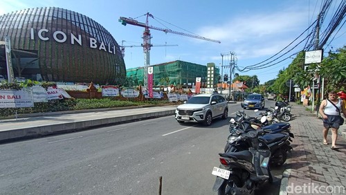 Suasana di Jalan Danau Tamblingan, Sanur, Denpasar, Selasa (11/6/2024).