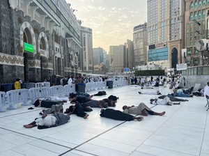 Ini Rahasia Lantai Masjidil Haram Selalu Dingin Meski Cuaca Arab Saudi Terik