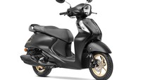 Yamaha Fascino punya tampang klasik seperti motor-motor matik besutan Italia. Kendaraan itu mengandalkan dimensi kompak dengan aksen membulat di hampir seluruh bagian. Foto: Doc. Yamaha India.
