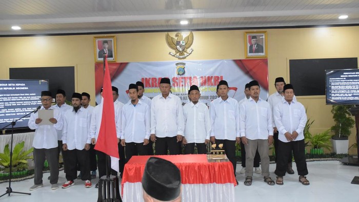 18 eks simpatisan Jamaah Islamiyah Poso ucap ikrar setia ke NKRI.