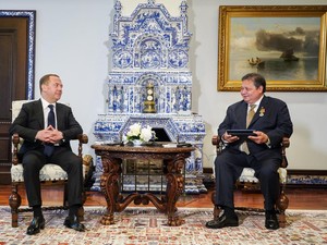 Airlangga Temui Wakil Dewan Keamanan Rusia, Bahas Penguatan Kerja Sama