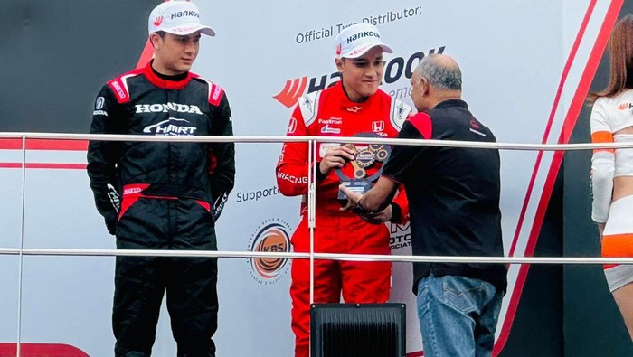 Alvin Bahar dan Avila Bahar naik podium di seri kedua Malaysia Championship Series 2024.