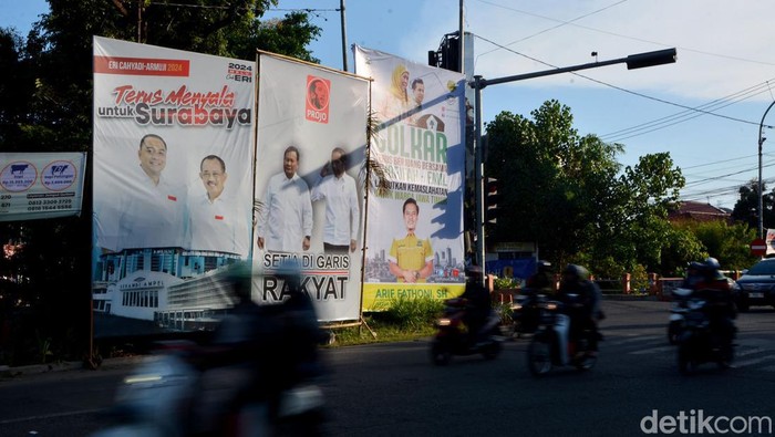 Baliho Bacawali di Surabaya mulai menjamur Baliho Bacawali di Surabaya mulai menjamur