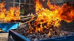 Bea Cukai Banyuwangi Musnahkan Puluhan Ribu Batang Rokok Ilegal