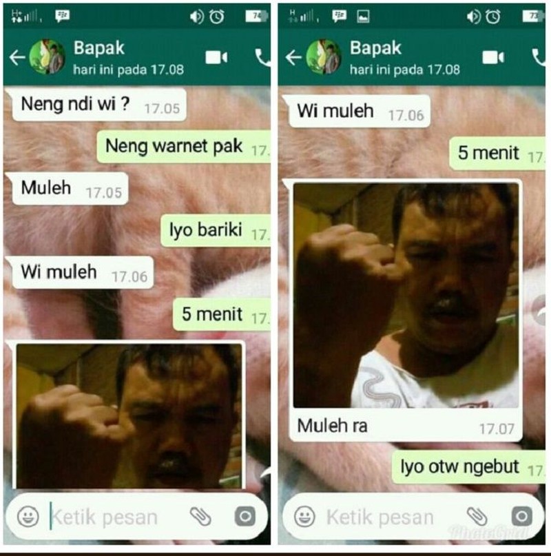 Kelakuan kocak bapak-bapak di internet ini bikin senyum-senyum yang melihatnya. Ah bapak, ada-ada aja.