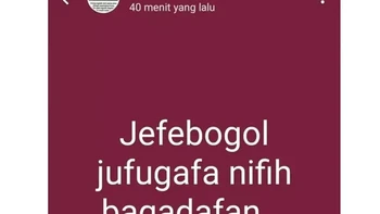 Entah apa maksudnya. Foto: X/arrrsandi