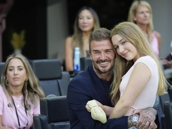 Peluk Sayang Putrinya di Depan Publik, David Beckham Tuai Kontroversi