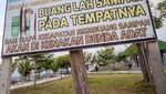 Buang Sampah Sembarangan di Taman Ini Akan Didenda Dua Ekor Kambing