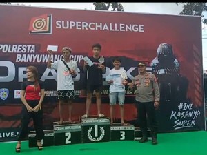 Polisi Fasilitasi Pembalap Liar Banyuwangi Lewat Drag Bike Kapolresta Cup 2024