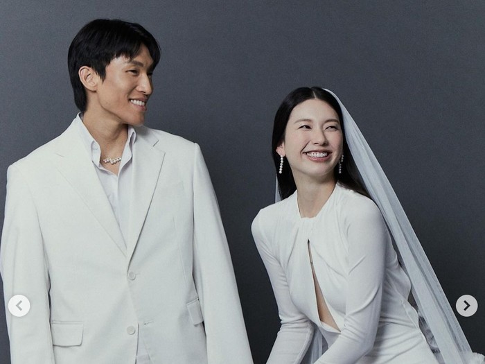 Foto prewedding model Kim Jin Kyung dan kiper timnas Korea Selatan Kim Seung Gyu
