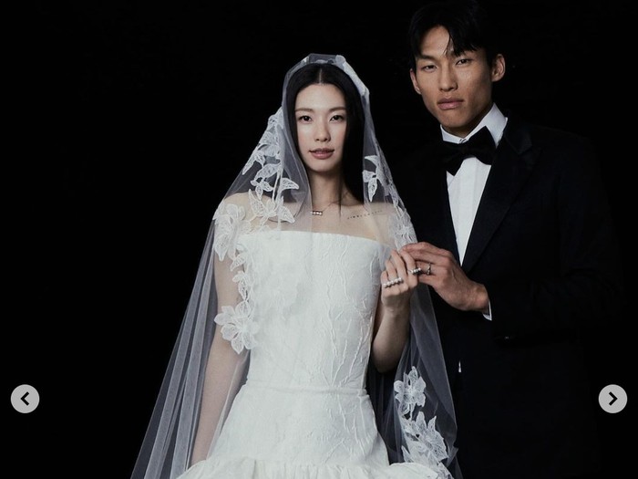 Foto prewedding model Kim Jin Kyung dan kiper timnas Korea Selatan Kim Seung Gyu