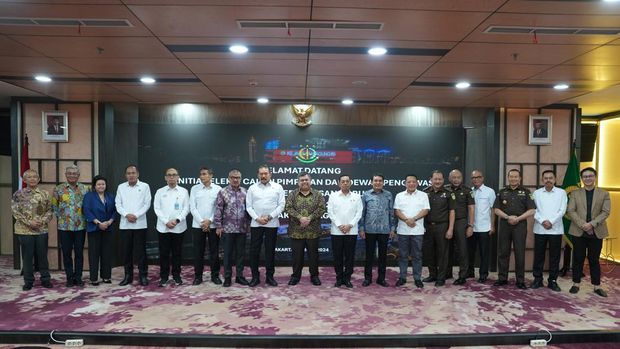Jaksa Agung ST Burhanuddin bertemu dengan pansel capim KPK dan Dewas KPK