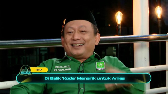 Ketua DPW PKB DKI Jakarta Hasbiallah Ilyas (Tangkapan layar).