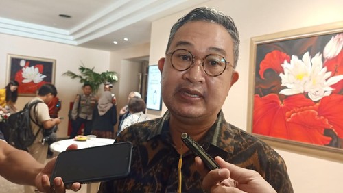 Ketua Gabungan Industri Pariwisata Indonesia (GIPI) Bali Ida Bagus Agung Partha Adnyana saat ditemui di Nusa Dua, Badung, Bali, Rabu (12/6/2024).