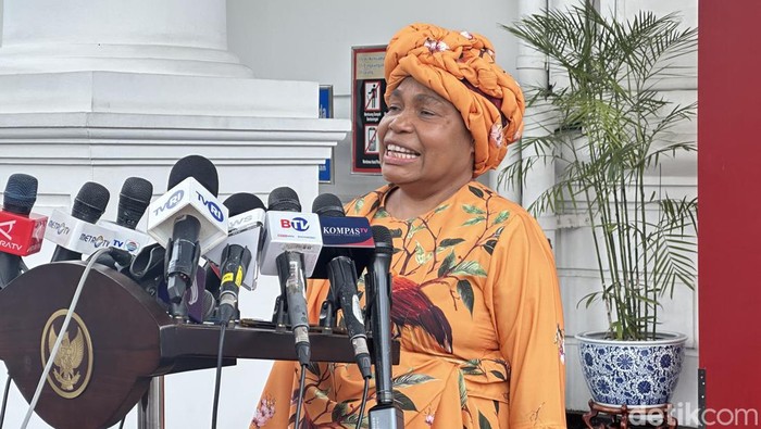 Ketua MRP Provinsi Papua Nerlince Wamuar. (Isal/detikcom)