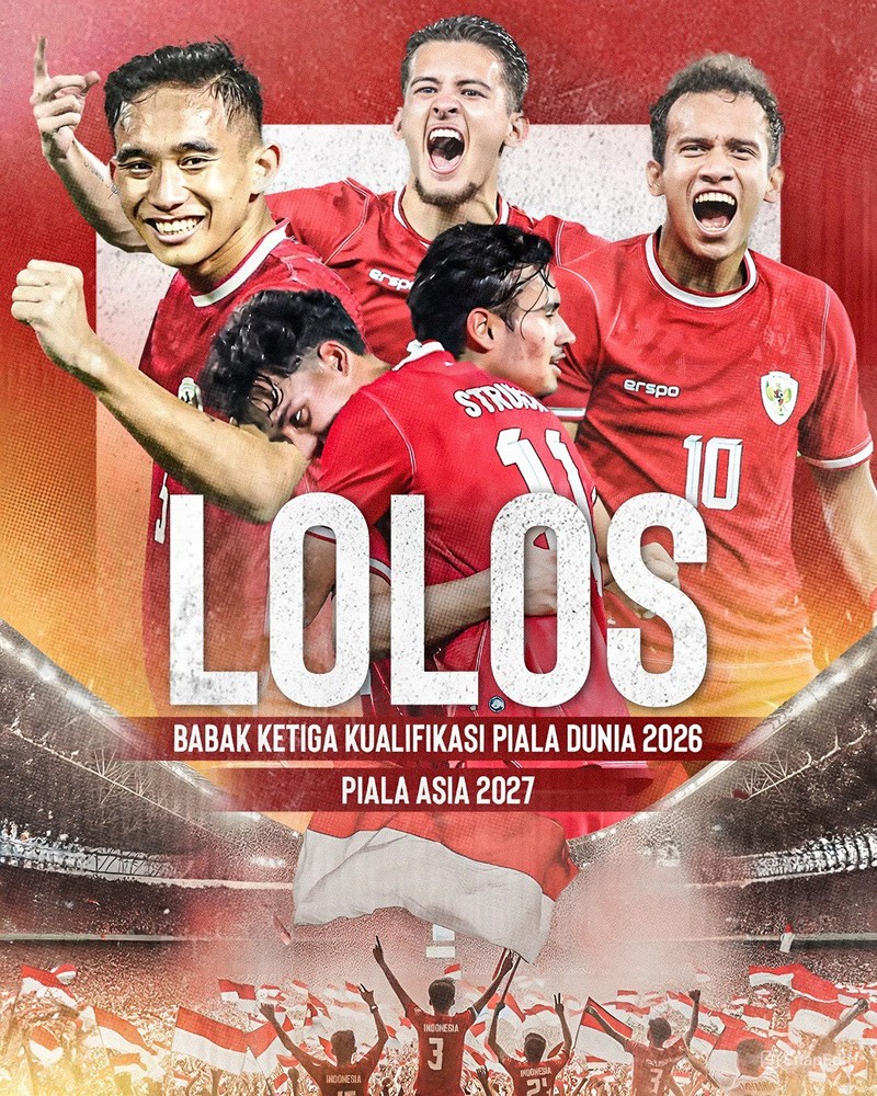 Meme Indonesia Lolos Ronde 3 Kualifikasi Piala Dunia 2026