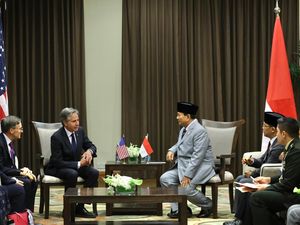 Prabowo Bertemu Menlu AS Antony Blinken di Yordania, Bahas Isu Gaza