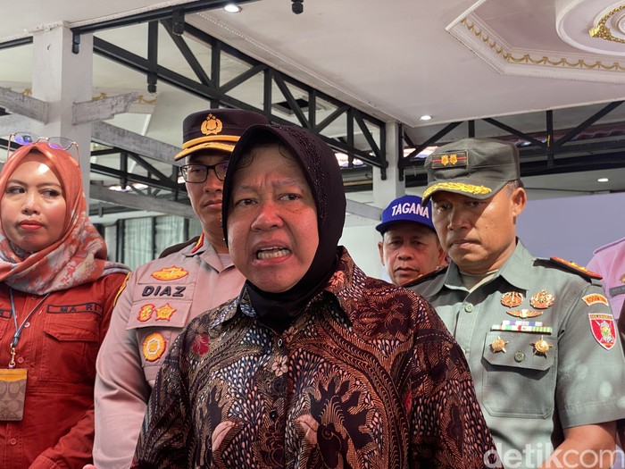 Mensos Tri Rismaharini (Devi Puspitasari/detikcom)