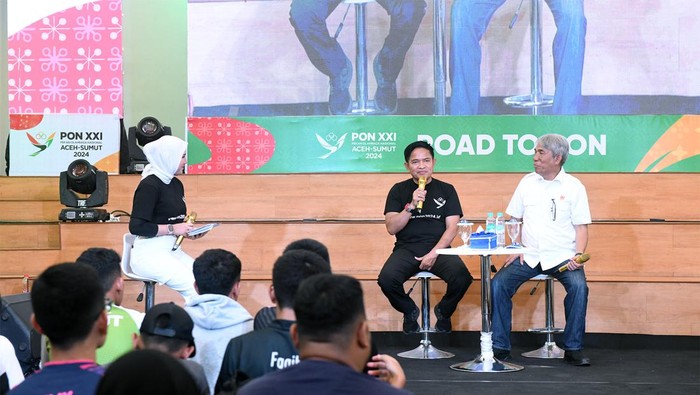 Pj Gubernur Sumut Hassanudin menghadiri Road to PON XXI Aceh - Sumut di Pos Bloc Medan