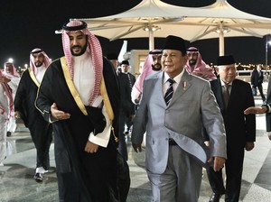 Dari Yordania, Prabowo Lanjut Kunker ke Arab Saudi Bertemu Putra Mahkota