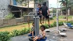Keren! Tempat Pembuangan Sampah di Semper Barat Disulap Jadi Taman Ondel-ondel