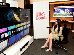 TV Premium Layar Lebar LG dengan Prosesor Lebih Kencang