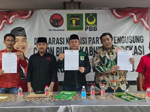 Tiga Parpol Dukung Ade Kuswara di Pilkada Kabupaten Bekasi