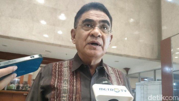Anggota Komisi X DPR RI Andreas Hugo Pareira (Dwi R/detikcom)